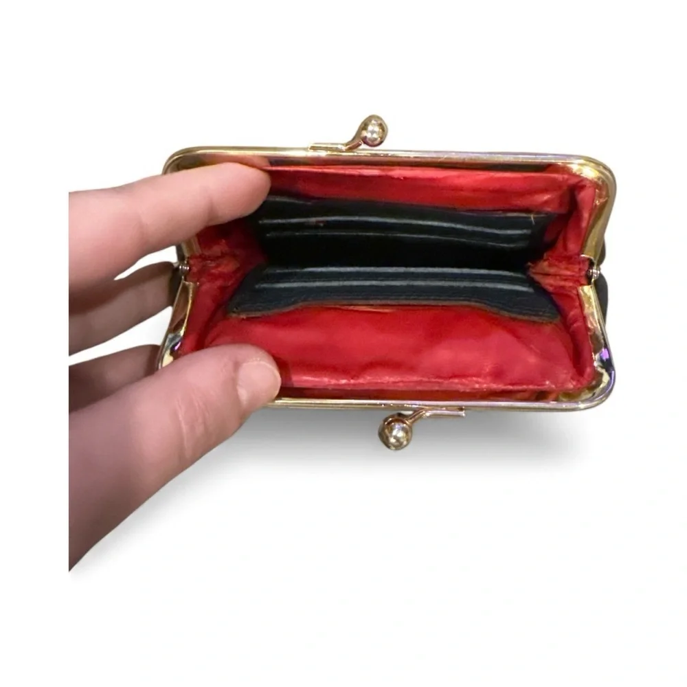 Dooney & Bourke navy Leather Clutch